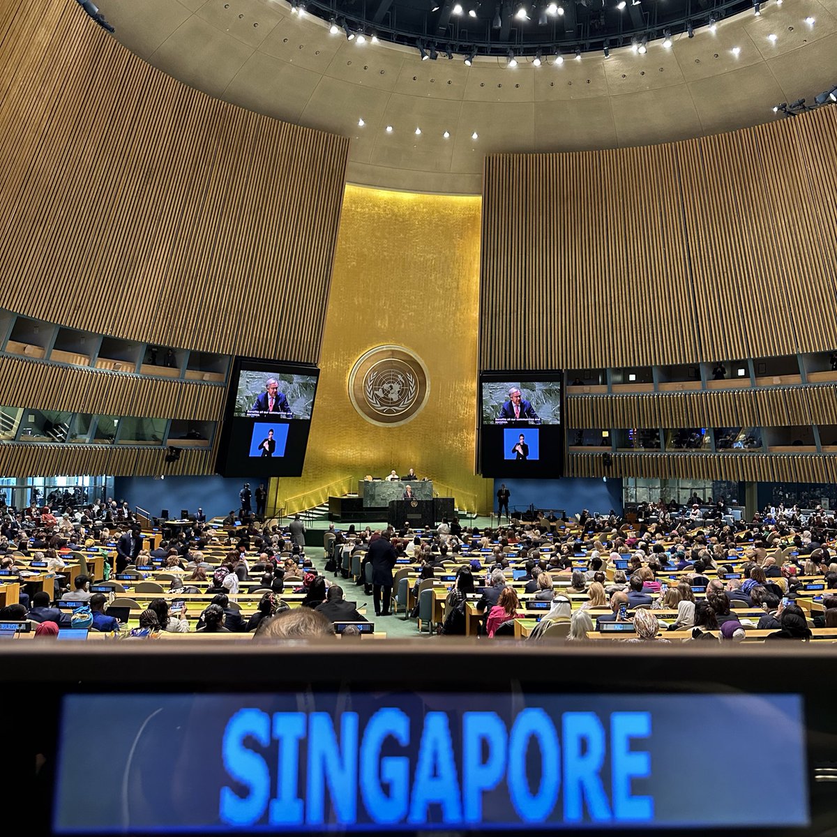 The battle for gender equality and empowerment continues, at the 68th Session of the Commission on the Status of Women. #CSW68 #UnitedNations @SingaporeUN