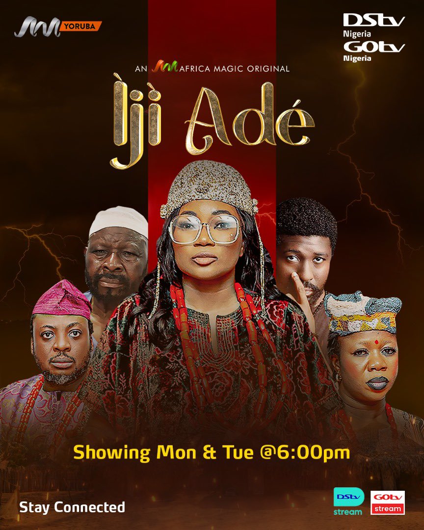 A new regent emerges in the Gbaremu kingdom; however, her tenure is far from seamless as she encounters several schemes, scandals, betrayals, and more along the way! Catch the premiere of #AMIjiAde tonight exclusively on #AMYoruba (DStv Ch.157)