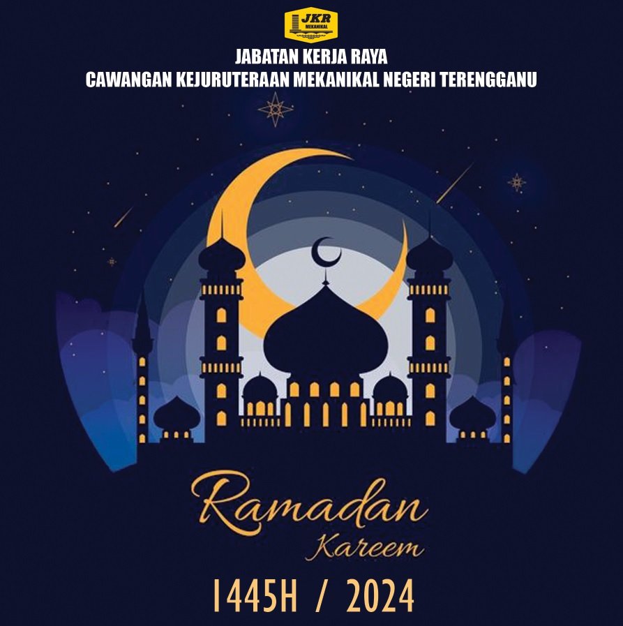 Negeri Melayu adat terpandang
Syariat Islam jadi pegangan 
Kini Ramadhan mulai menjelang
Salah dan khilaf mohon di maafkan

Kami seluruh warga JKR CKMNT mengucapkan selamat menjalani ibadah puasa.
<a href="/IrZulkifli3/">Ir Zulkifli Abdul Rashad</a> 
<a href="/HasliJKR/">Hasli Ibrahim (Ir. Dr.)</a>
<a href="/Ir_Humaizi/">Ahmad Humaizi</a> 
<a href="/me03594/">Hj Mohamad Amir</a>
<a href="/JKR_CKM/">JKR CAW. KEJ. MEKANIKAL</a>