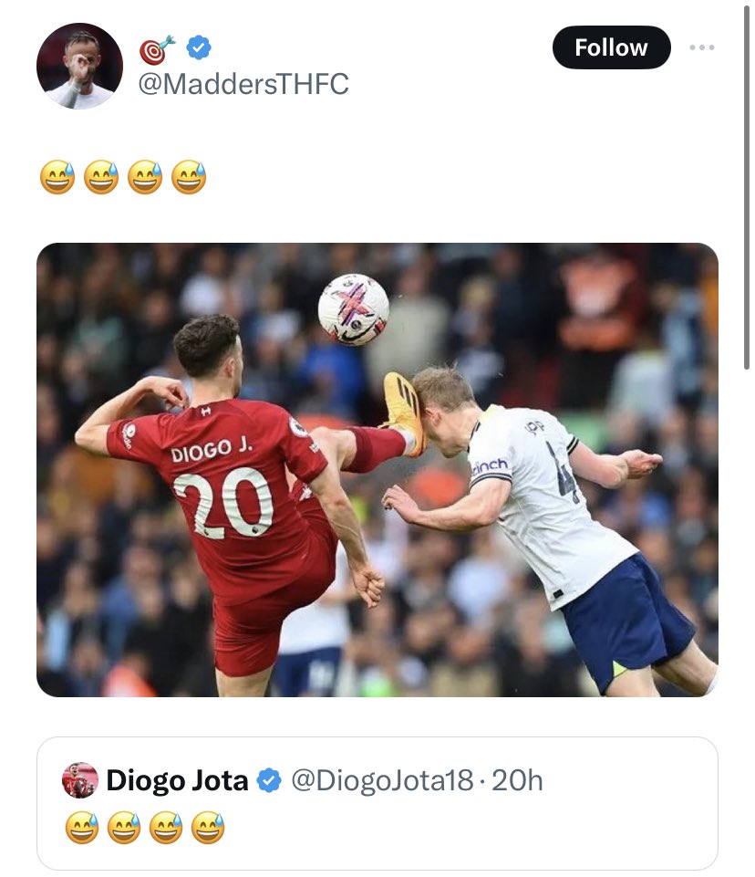 thecityshack's tweet photo. James Maddison has just triple cooked Diogo Jota like a Chip. Respect 🫡 #mcfc https://t.co/Mq1J3ex680