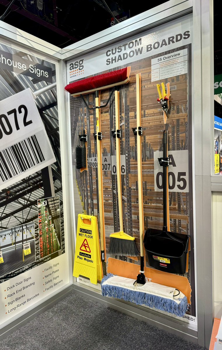 ASGServices's tweet photo. Visit @ASGServices on booth #B4913 at #MODEX2024 to see our #CustomShadowBoard solutions. https://t.co/w4Yebl4ZDK