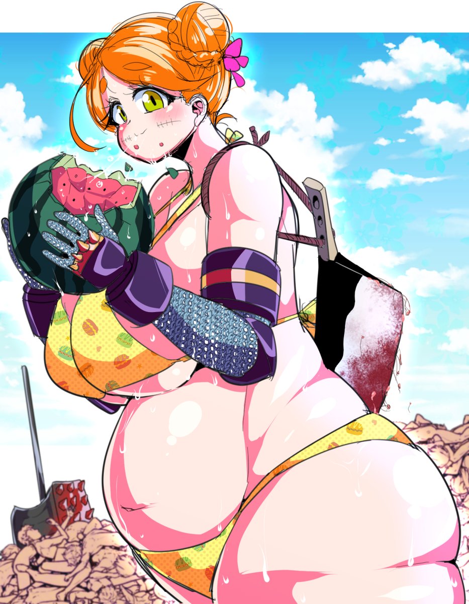 #オリキャラは性癖の見本市 太い娘が好きですね 