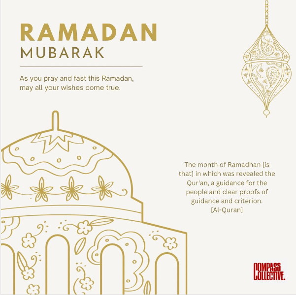 Compasscollect2's tweet image. Ramadan Mubarak to all of our friends who are observing Ramadan over the next month ✨
We hope this holy month brings peace, blessings and happiness!