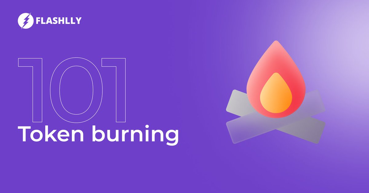 Flashlly_'s tweet photo. We’re coming up with a hot topic in a #Flashlly101 - token burning! 

🔍 What is token burning?
Token burning is like a phoenix rising from the ashes in the crypto world! https://t.co/dbqUqFR9AU
