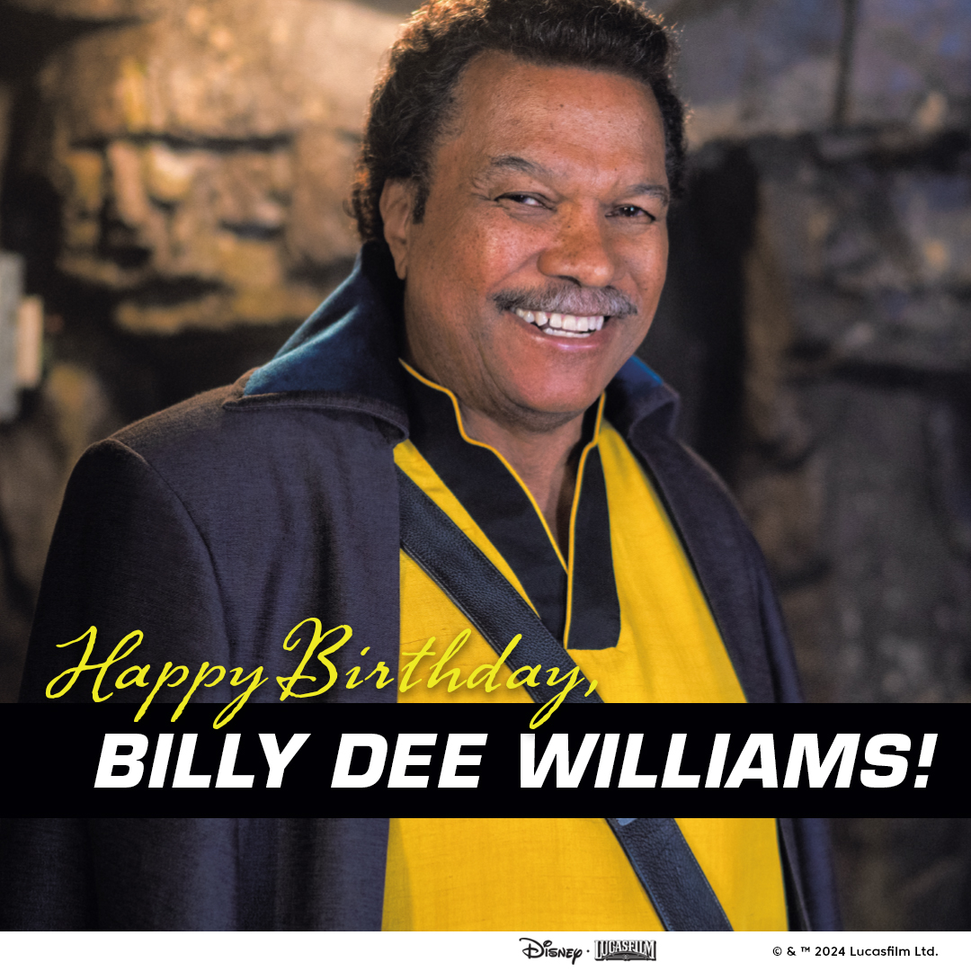 Happy Birthday, Billy Dee Williams! #StarWars