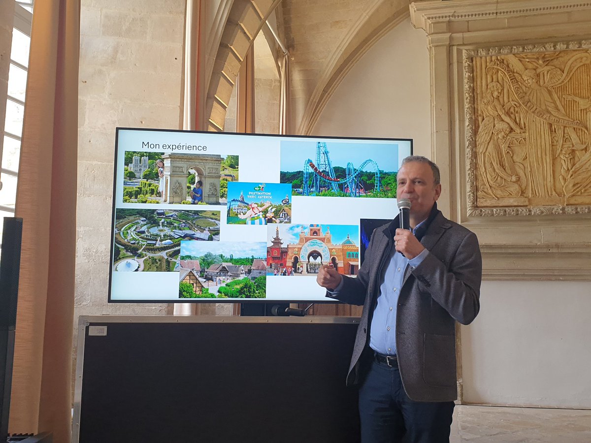 d_charbonneau_'s tweet photo. 4ème #séminaire départemental des sites de visite organisé par le Département des @DeuxSevres aujourd'hui à l'abbaye de Celles-sur-Belle. Intervention d'Y.Delhommeau directeur du Musée Grevin sur le gain de notoriété des lieux de visite. #deuxsevres #tourisme #sitedevisite https://t.co/YEWM9NxsBW