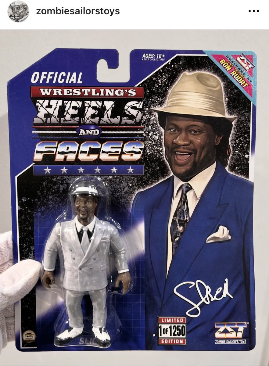 WRESTLECON exclusive Heels and Faces Slick with “a small number available after.”