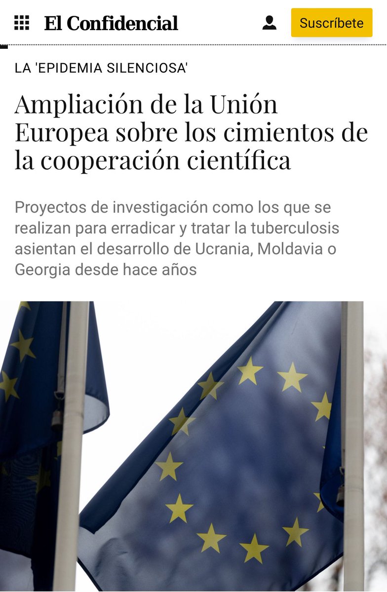 📰 We invite you to read this press article in which we talk about the impact of our projects @INNOVA4TB @ADVANCE_TB in tuberculosis research, together with @smatbproject led by @tbexperimental @GTRecerca @elconfidencial Link: goo.su/TjjLVr