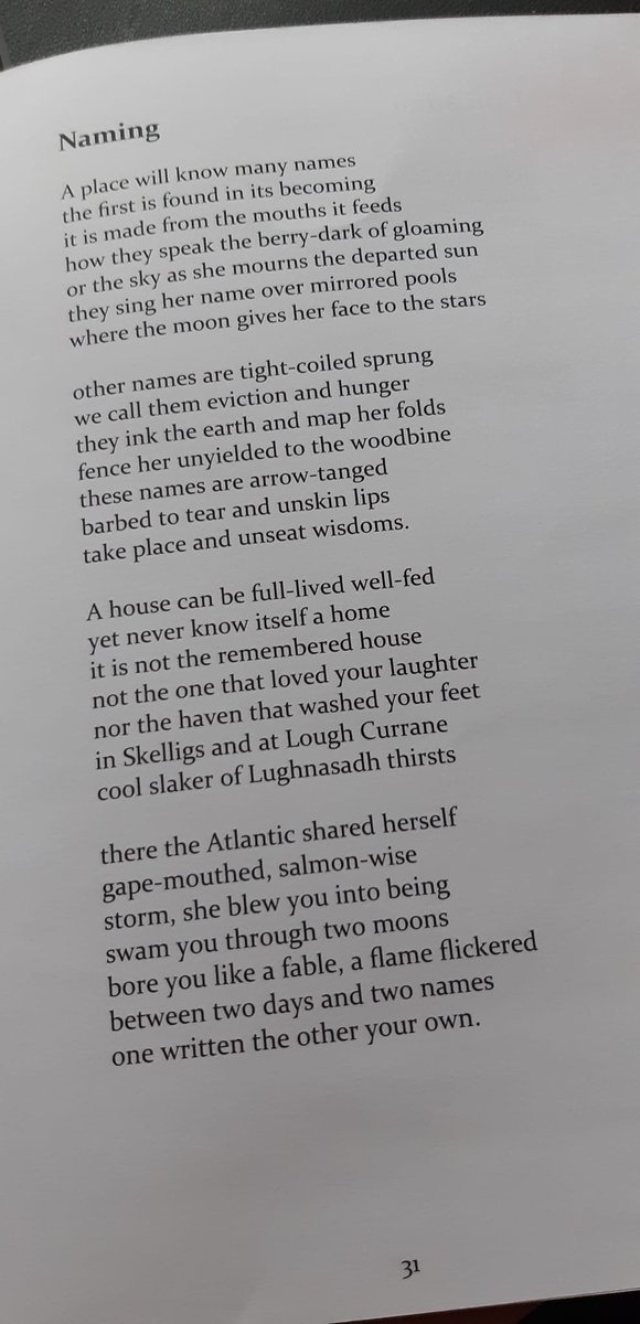 It's the 10th anniversary of my mam's death. The night before, I left her to drive to a ferry that would take me from her. As I drove, I passed a burning house; a rage in the swallowing dark. It wounds me still. I wrote this poem for her: my mam, a fable at her birth & her dying.