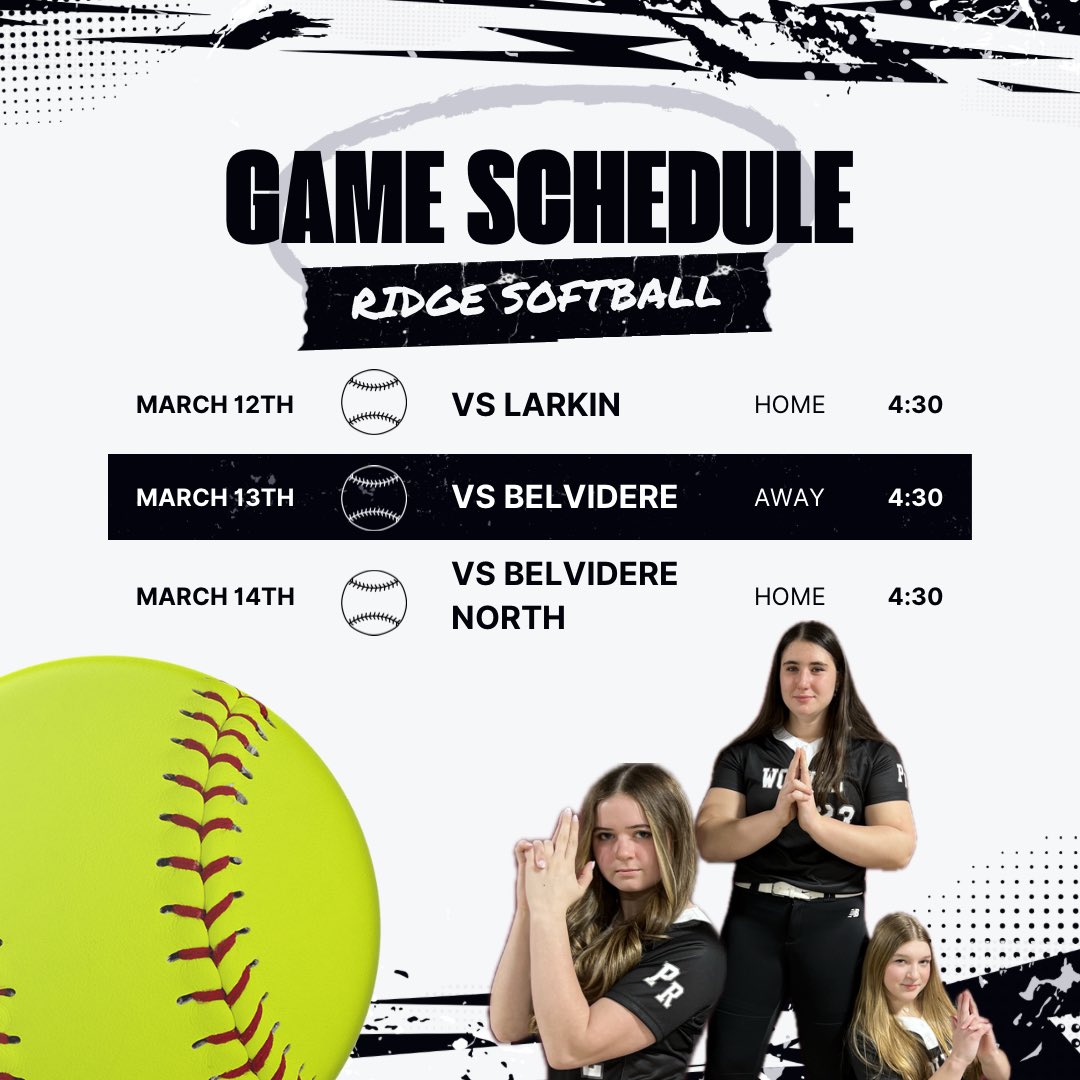 HERE WE GO! First week of games! As always be on your toes for some crazy spring weather! #PRSB #makeitmatter