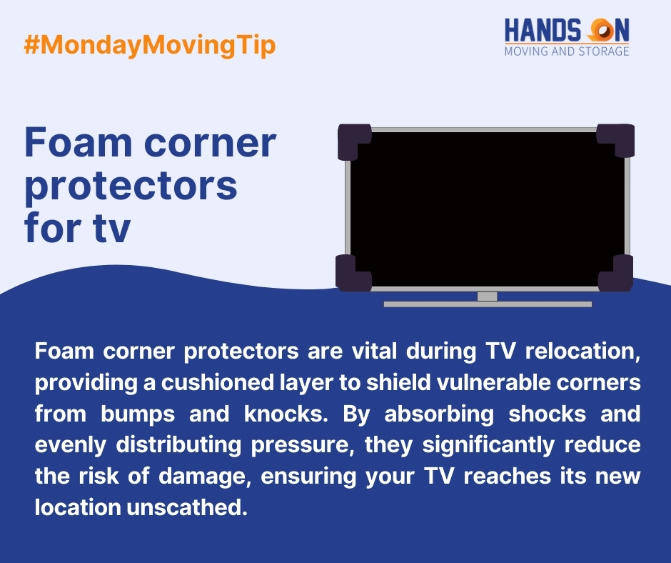 handsonmoving's tweet image. Foam corner protectors for tv
#MondayMovingTips #Residentialmovers #MovingCompany