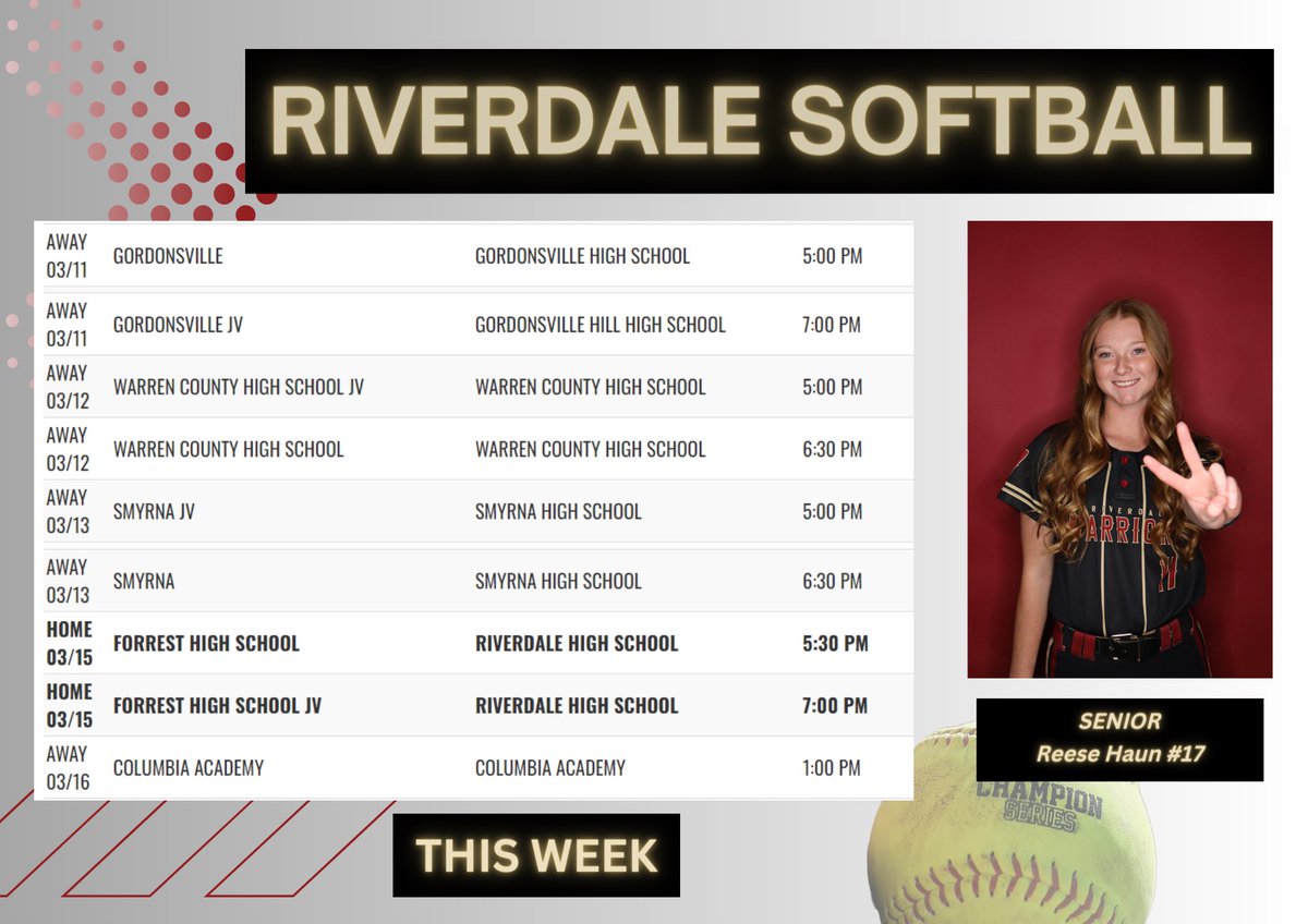 Come watch us play this week! #Week2 #GATA 🏹🥎