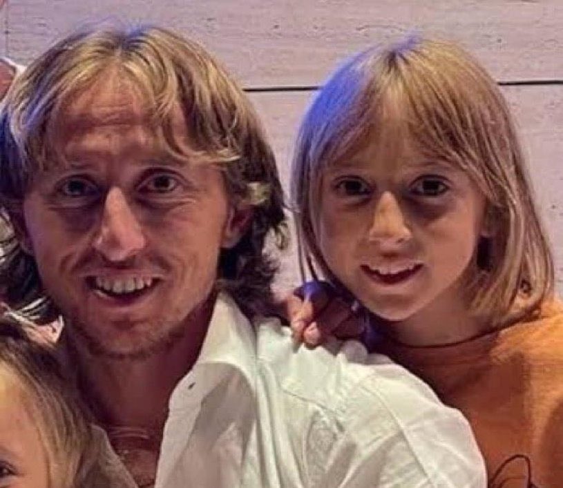 Modric's daughter looks more like Modric than Modric himself