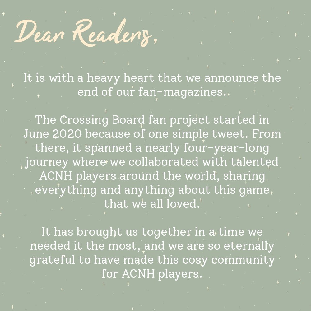 The Crossing Board tweet media