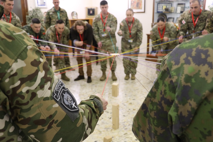 NATOSFACOE's tweet photo. The SFA Operators Course 2024-1 kicked off with the team building activity!
Allowing participants to emphasize the relevance of information sharing, effective communication and mutual support and collaboration
#NATO #WeAreNATO #NSFACOE #SFAcourse #SFA #StrongerTogether https://t.co/50WoP2FUsf