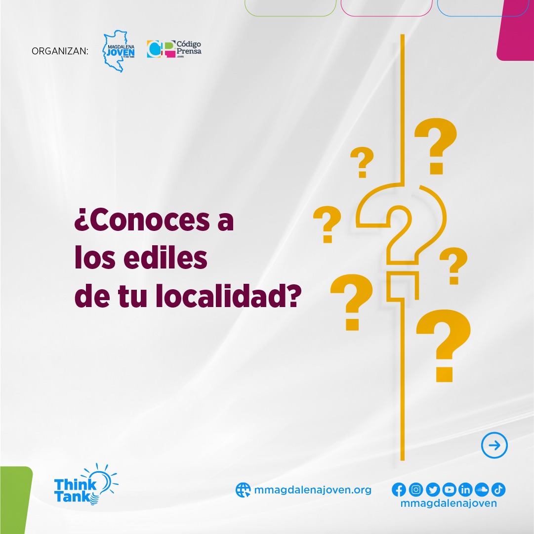 MMagdalenaJoven's tweet image. ¿Sabes qué son las Juntas Administradoras Locales?

Vamos rumbo a la elección de los alcaldes locales de Santa Marta en sus 500 años. 

#SantaMarta #500Años #Localidad #AlcaldesLocales #Ediles #JAL #Tayrona #Turistica #Historica