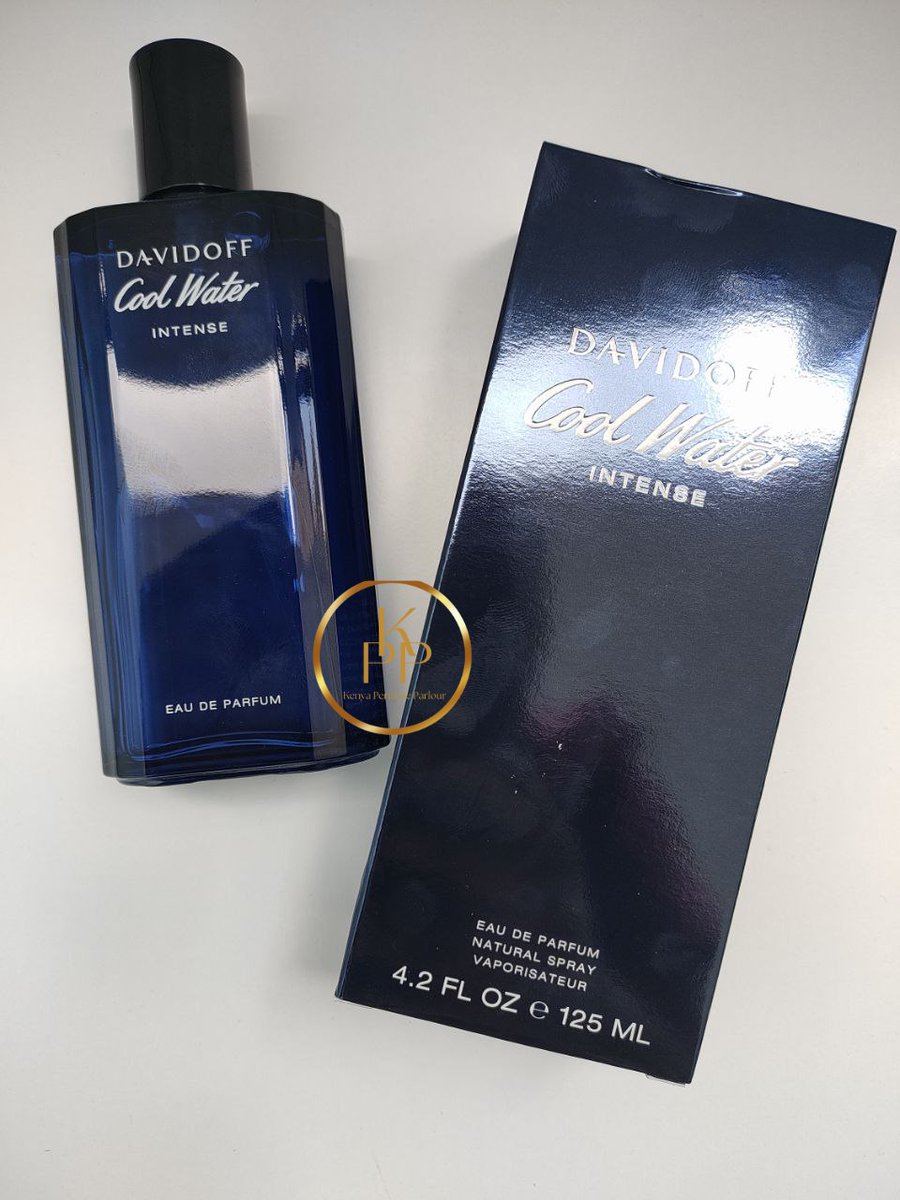 KenyaPerfumes's tweet photo. Discover Cool Water Intense, Davidoff, Eau de Parfum for men. A new take on Cool Water freshness with an ethically sourced ingredient, the handpicked green mandarin from Brazil. The scent unfolds into oriental notes of coconut water blended with the sensuality of amber accord. Your ultimate call of freshness, hedonism and seduction.

The new Intense variation comes in a darker bottle and opens a new chapter of oceanic freshness – this time in the form of a Eau de Parfum whose face is the charismatic Christian Houge.

Fragrance Notes:
✓Top note is Green Mandarin
✓Middle note is Coconut Nectar
✓Base note is Amber.

Price: KES. 9,600 for 125ml EDP size

Call/Text/WhatsApp - 0723433035.