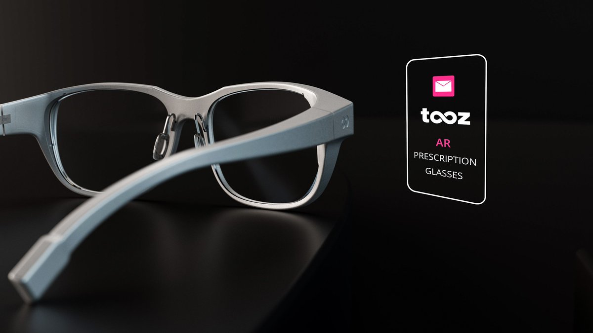 The future of smart eyewear with the ESSNZ Slim Evo by #tooz! 🌐💡
The curved waveguide with free-form surfaces ensures an unobtrusive AR experience while maintaining the original function of the glasses.✨.
 #SmartEyewear #ARExperience #VisionCorrection #curvedwaveguide