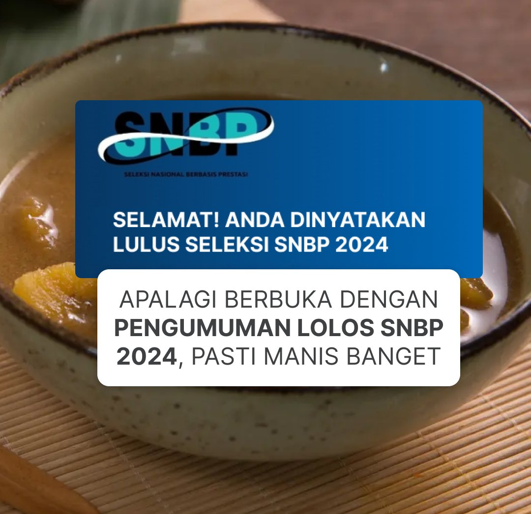 INFO SNBP & SNBT 2026 tweet media