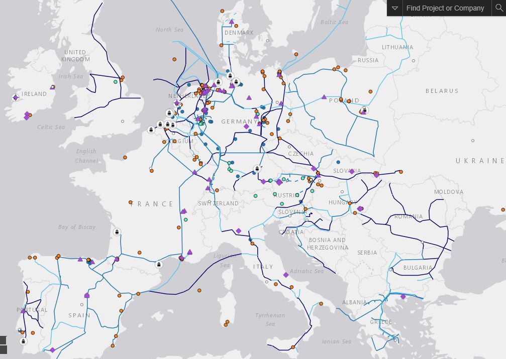 📢@GEODE_EU, @ENTSOG, @Eurogas_Eu, @gd4s_eu & @GIEBrussels relaunch a call for stakeholders to submit their hydrogen infrastructure projects by March 25, which will be showcased in the updated #H2InfraMap

👉To know more: bit.ly/3wNbZdx

🗺️h2inframap.eu