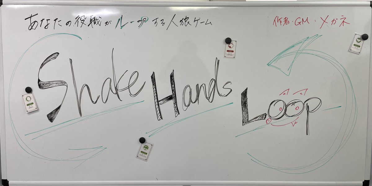 YouSayProject's tweet photo. #shakehandsloop
無茶苦茶久しぶりに、人狼的ゲームに参加しました。作者メガネさんGMでガッちゃんサポートと言う神卓😁✨贅沢すぐる布陣💕豪華なメンツ、猛者がモリモリで超緊張しましたが、人狼の脳みそを叩き起こし、ダメプなりには頑張りました😭何とかクリアー🎉同宅の皆様有難うございました💓 https://t.co/hTEix4j6g6