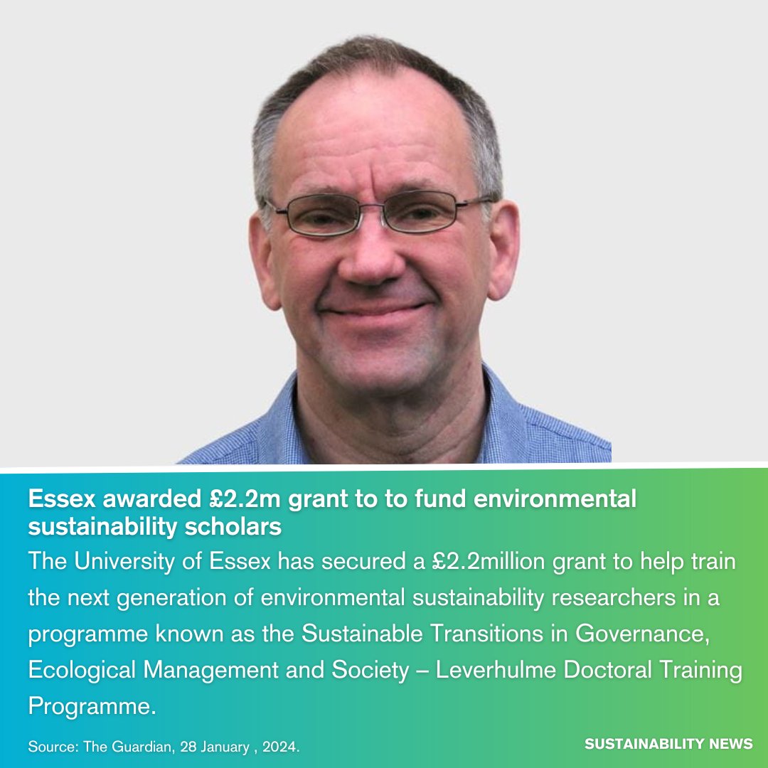 Some fantastic news stories this week straight from campus! 💚🌍

#SustainabilityNews #PositiveNewss #UniversityOfEssex