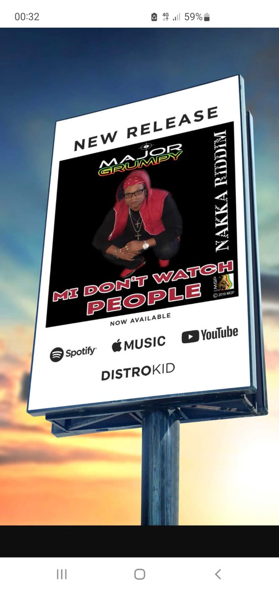 KingMajorGrumpy's tweet image. BRAND NEW RELEASE OUT NOW TITLED #MIDONTWATCHPEOPLE BY DANCEHALL ARTISTE #MAJORGRUMPY DISTRIBUTING BY #DISTROKID PRODUCED BY #MGPRODUCTIONSLABEL OUT NOW ON ALL DIGITAL PLATFORMS WORLDWIDE #ITUNES #SPOTIFY #APPLEMUSIC #AMAZONMUSIC #DEEZER  BIG UP THE WHOLE #TEAMMGPRODUCTIONSLABEL
