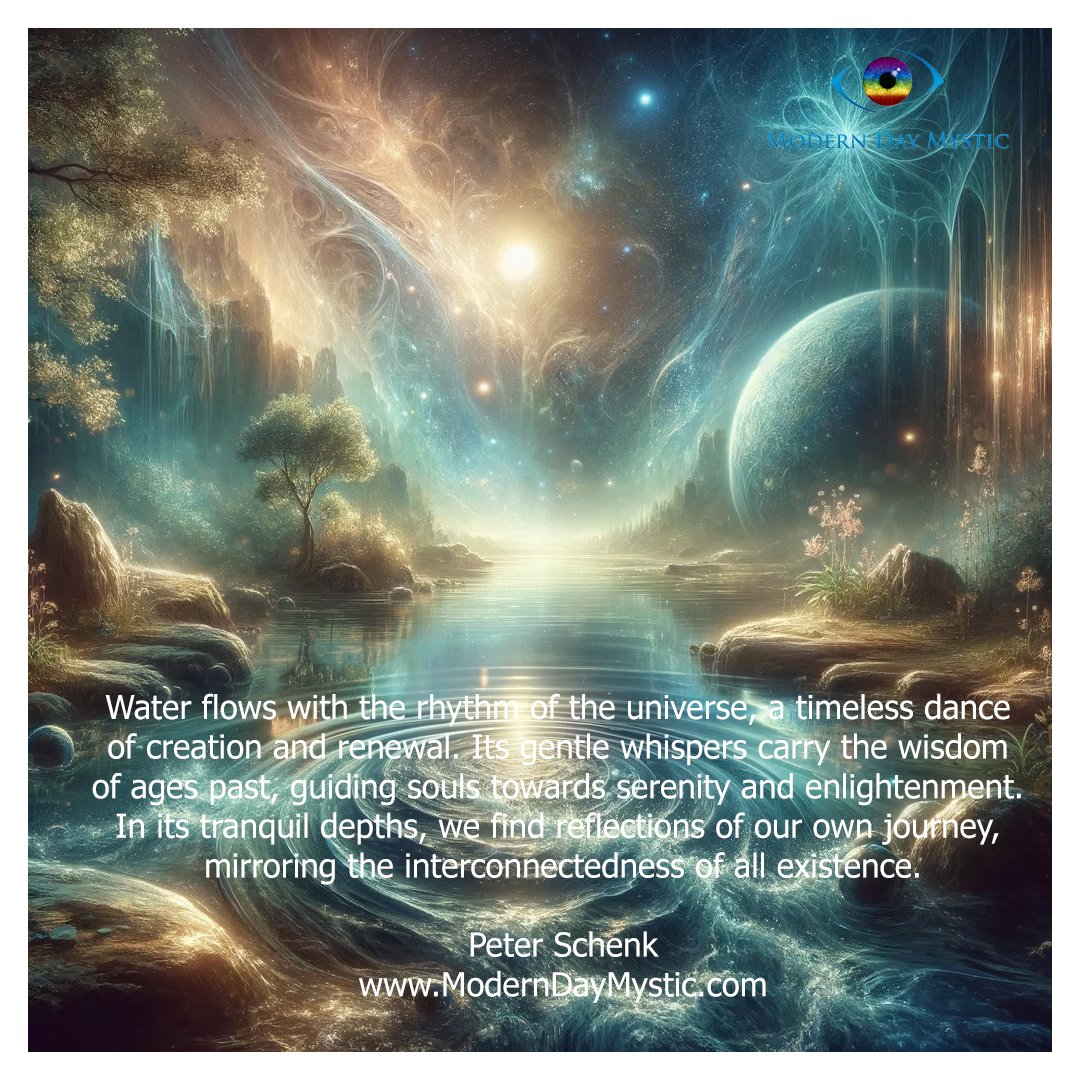 Water Flows...
Only available from ModernDayMystic.com
#spiritualawakening #spirituality #spiritual #meditation #love #awakening #healing #spiritualjourney #consciousness #selflove #lawofattraction #mindfulness #spiritualgrowth #lightworker #energy #yoga