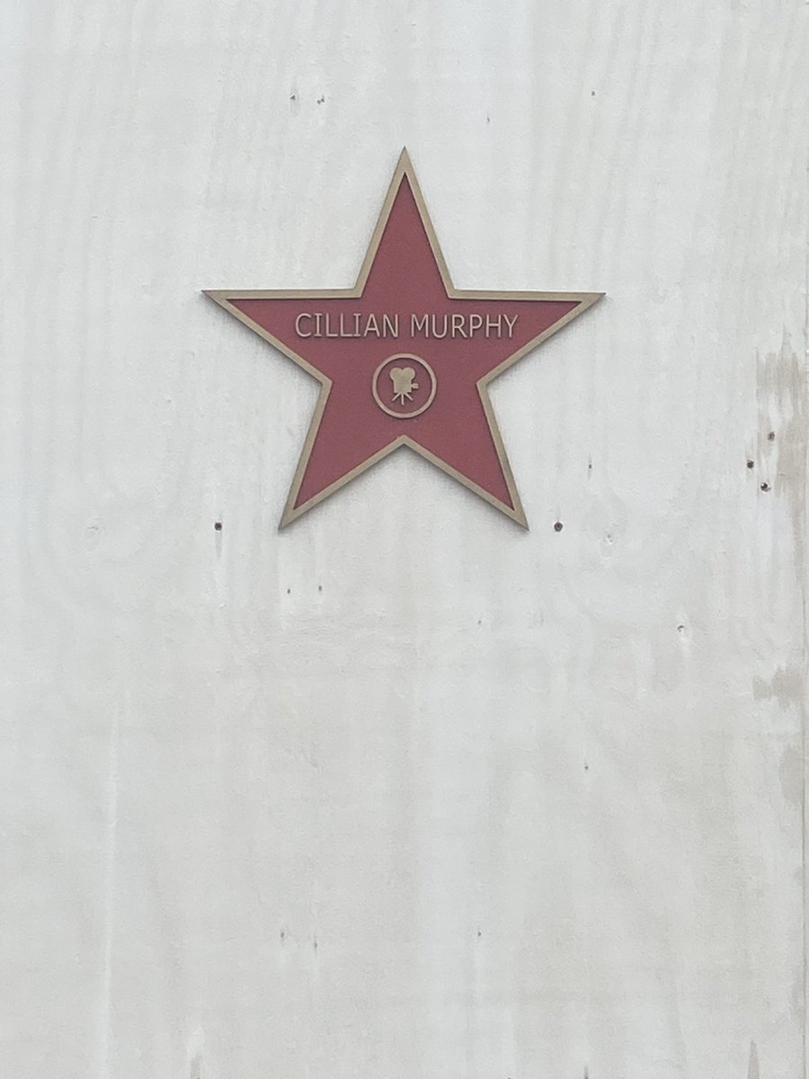 Cork’s very own walk of fame! #Oscar winner #CillianMurphy More @rtenews