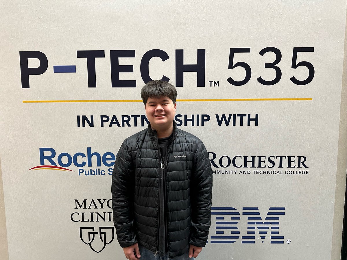 Congratulations to our 10th grade Prodigies! Gabby's commitment to excellence shines through as she prepares to attend RCTC next fall.  Jaiden exemplifies the best qualities of P-TECH, building bridges with everyone in the program &amp; uplifting others!