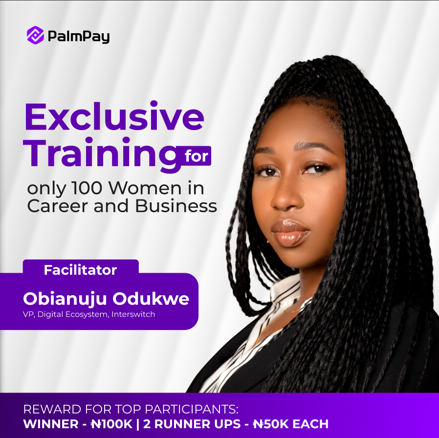 We organized an exclusive Career and Business training to empower women and have invited seasoned professionals. 

Do you have women in your life? 

Nominate three of them and tell us why you think they deserve an invite to our event. 

Lucky nominated winners will join us for an
