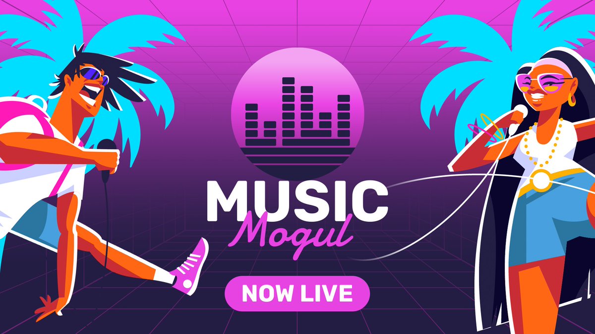 🎶 Tune In to Music Mogul on @wax_io! Music Mogul takes center stage! Navigate the world with your Artist #NFTs, dive into competitions, craft hits, & more. Your path to music stardom begins now. Kickstart your musical journey: play.musicmogul.io.