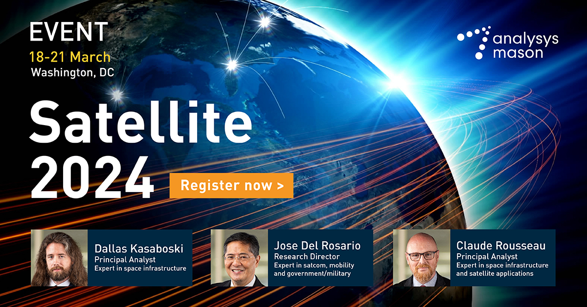 Join our team of space and satellite experts for one of their three panel discussions next week at the SATELLITE Conference &amp; Exhibition 2024.

Register now and get 20% off using our code: bit.ly/3NgEDsE

#Satellite2024 #SATShow