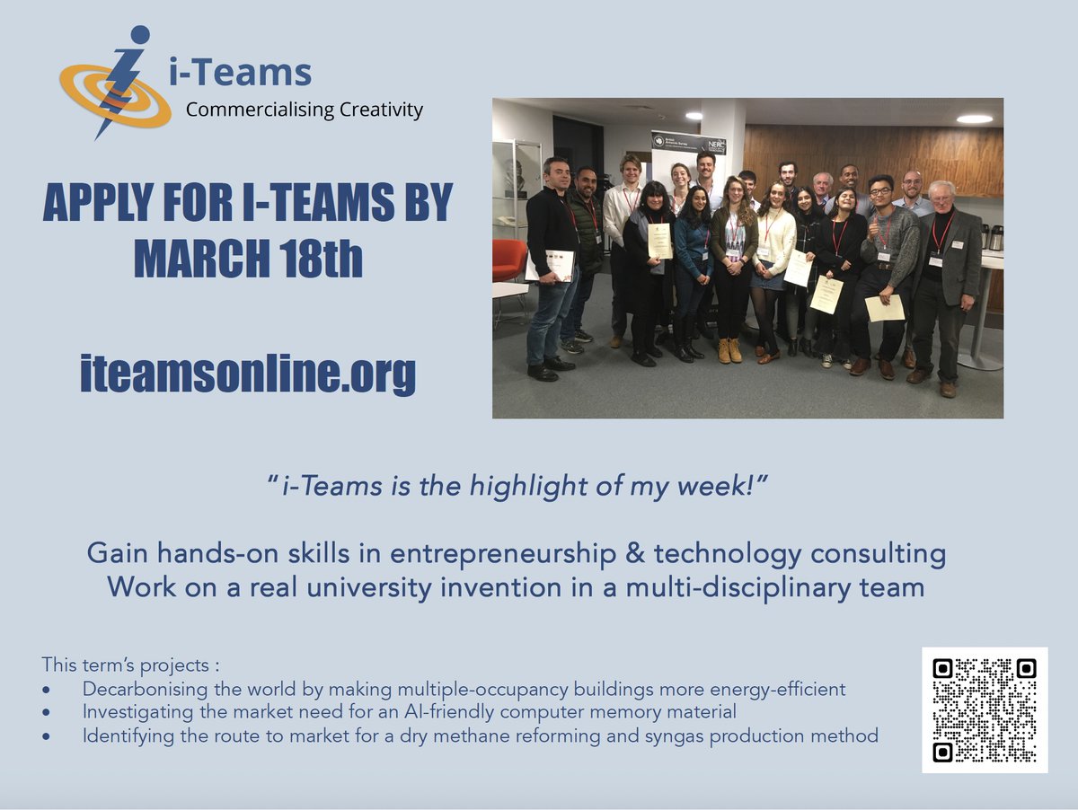 One more week to apply! Join us for our Easter term course! Open to postgraduates at any Cambridge department or institute, with all places fully-funded for participants Meet people from other departments and from across the Cambridge entrepreneurial ecosystem. Pizza provided!