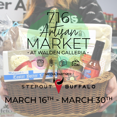 Join us this weekend for the 716 Artisan Market at Walden Galleria! 🍞🧀🍎🍫

With a unique blend of artisans, food, &amp; produce vendors, this 7-day event series takes place inside the mall during the Easter season. 

Participating vendors &amp; details: bit.ly/716artisanmark…