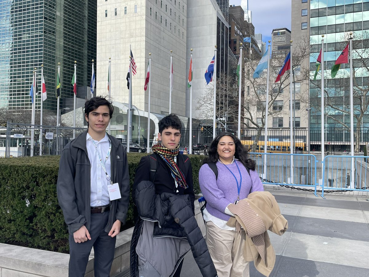 EricaCarlino's tweet photo. Global Purpose Project in collaboration with @femtaskforce and #SERR is excited to bring high school students to this years @NGO_CSW_NY #CSW68 @UN_Women #csw68 to learn, advocate and have their voices heard. #ShowUpForGirls @NGOWGG https://t.co/j8t1SuibXw