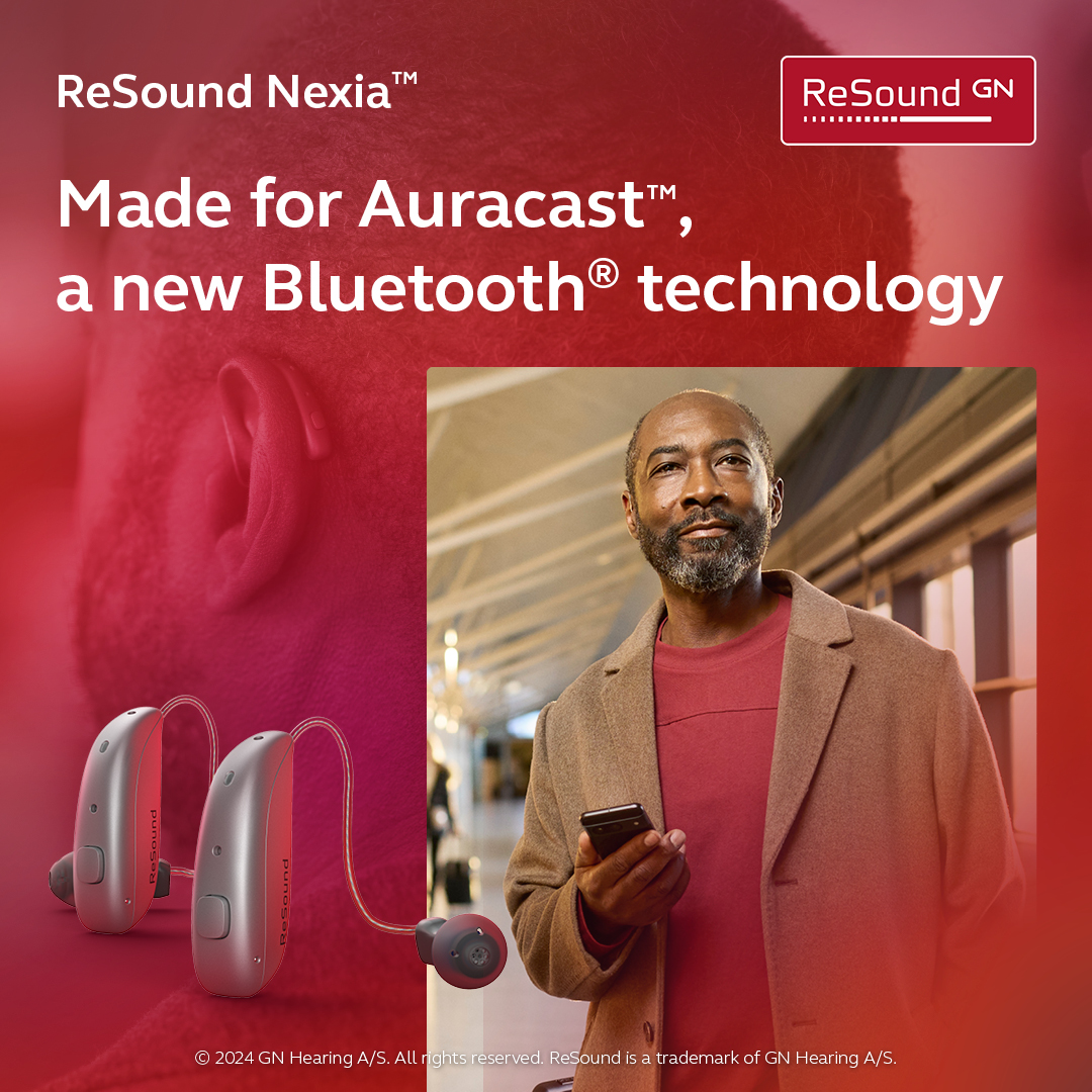 Experience the future of connectivity & hearing w/ReSound Nexia – the 1st hearing aid w/Auracast™ & Bluetooth® LE Audio. Stay connected & hear your best wherever you go. Explore more here: brnw.ch/21wHLGW! #ReSoundNexia