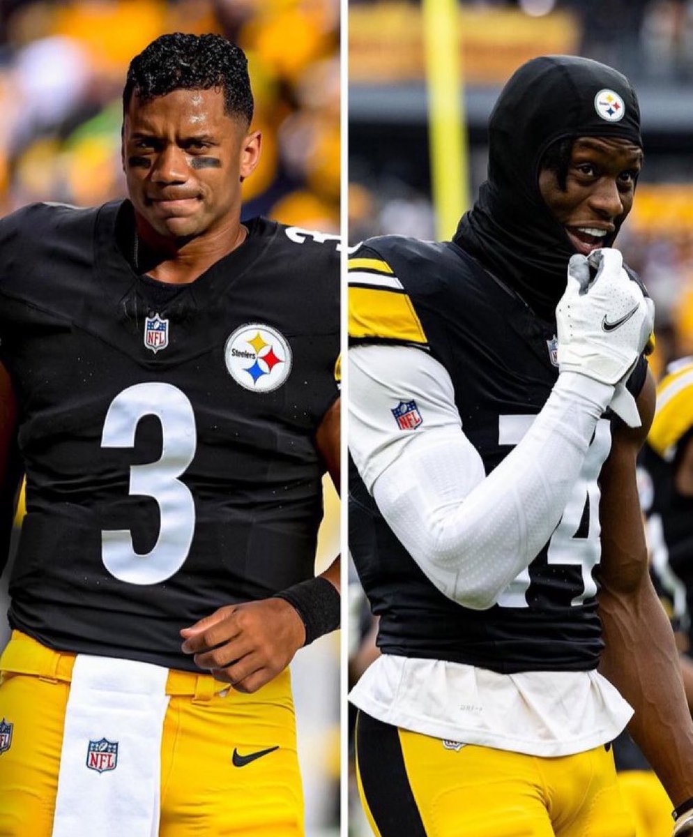 PickensBurgh's tweet photo. What the media doesn’t want you to see:

#Chiefs Patrick Mahomes’ stats in 2023

27 Touchdown passes 
14 interceptions 

#Steelers Russell Wilson’s stats in 2023

26 Touchdown passes
8 interceptions

Get excited Pittsburgh 👀 https://t.co/LjYVjTLuo4