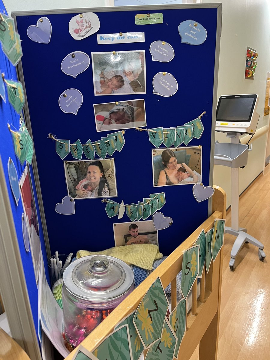 We are having a big drive on “skin to skin” this week in conjunction with our 4th @babyfriendly audit! Treats for parents from our roaming cot! @OrmskirkNNU @NWNeonatalODN @NeonatalOrmskir #babyfriendly #UNICEF #kangaroocare #skintoskin #oxytocin
