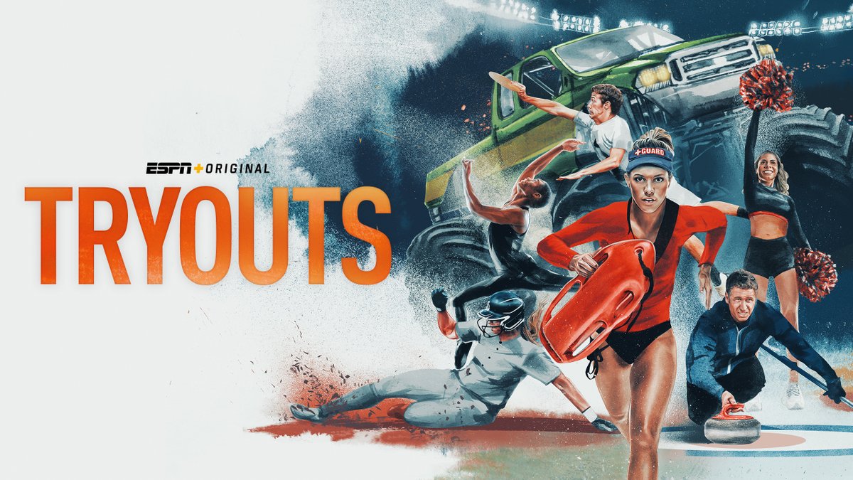 New @ESPNPlus Original Series 'Tryouts' to premiere April 10 The gripping 7-episode series follows real-life hopefuls as they explore the most high-stakes tryouts, competitions & auditions in America Trailer: bit.ly/3Pl9Dc3 | Details: bit.ly/3PcG4cL