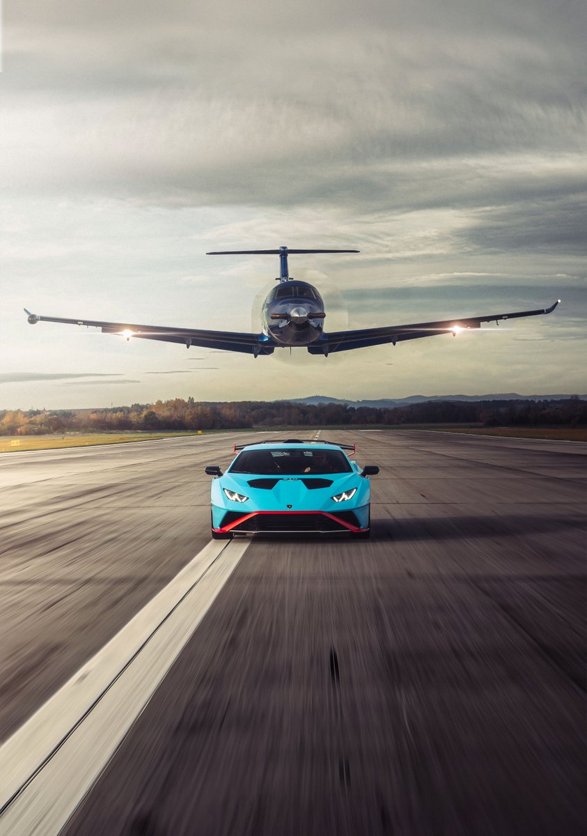 Designed by artisans, mastered by engineers – the iconic PC-12 NGX and Lamborghini Huracan redefine excellence in their respective domains. Check out this epic duo captured by the talented videographer, Oliver Taršinský! #pilatus #pc12 #craftedinswitzerland #lamborghini