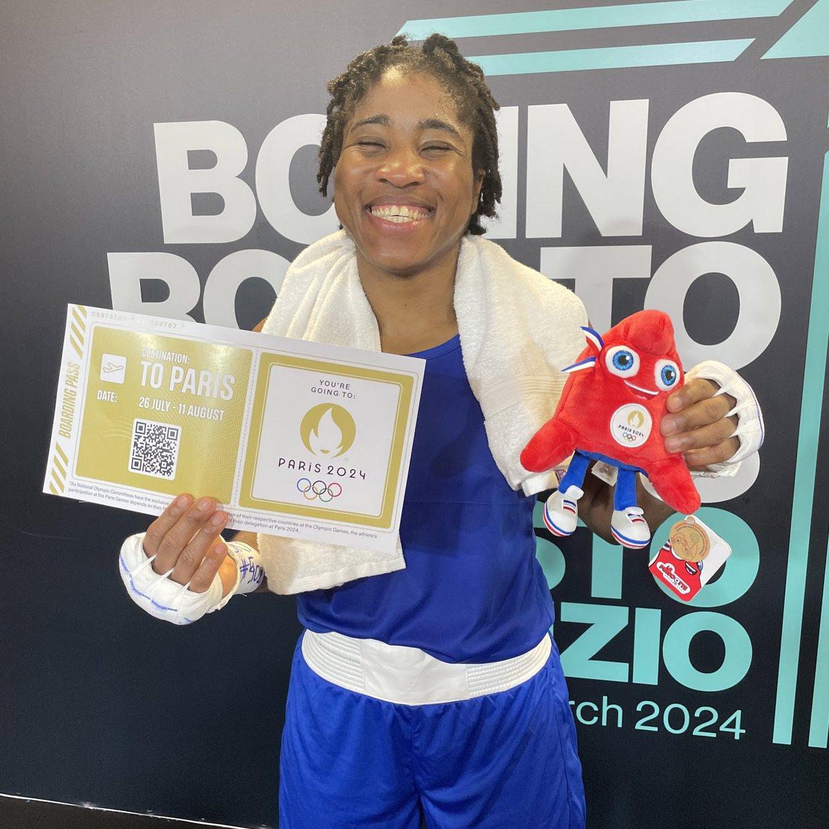 😁 Just look at what it means! 

Cindy will compete at the <a href="/Paris2024/">Paris 2024</a> Olympic Games!