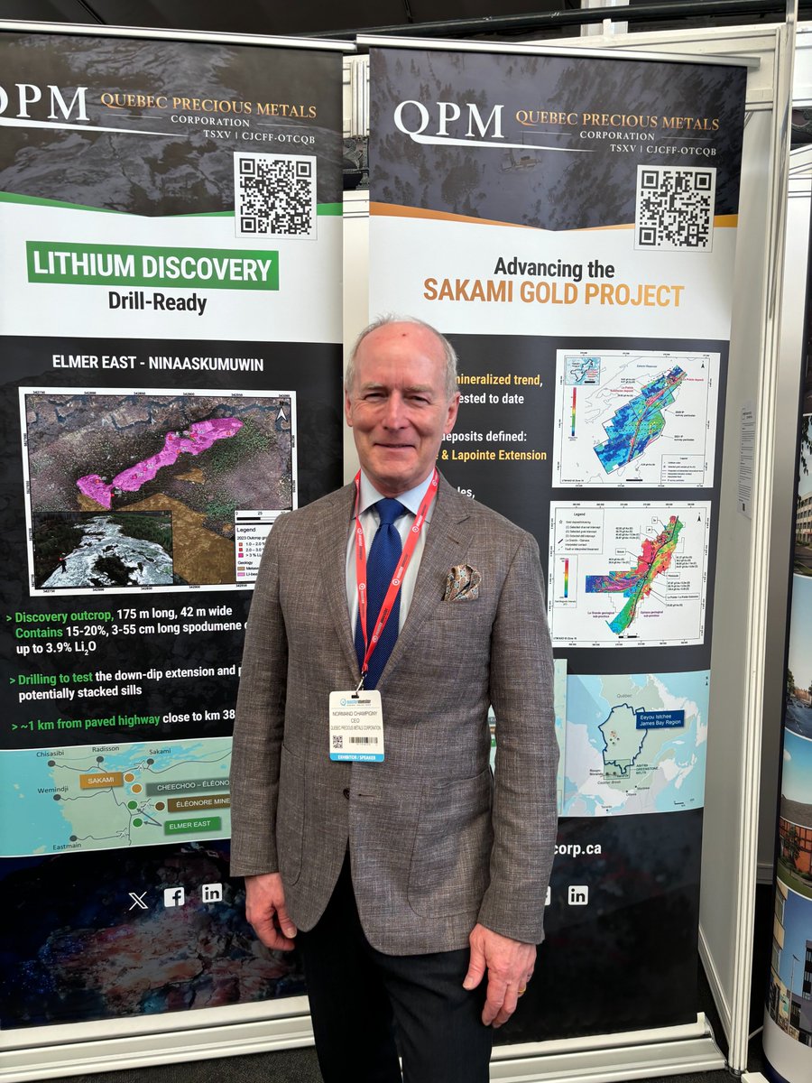 🙏Thank you <a href="/masterinvestor/">Master Investor</a> Show 2024 for networking opportunities and professional guidance from the leading companies and best experts within the financial and investment sectors. QPM was attending once again this year to showcase Jame Bay #gold and #lithium projects.