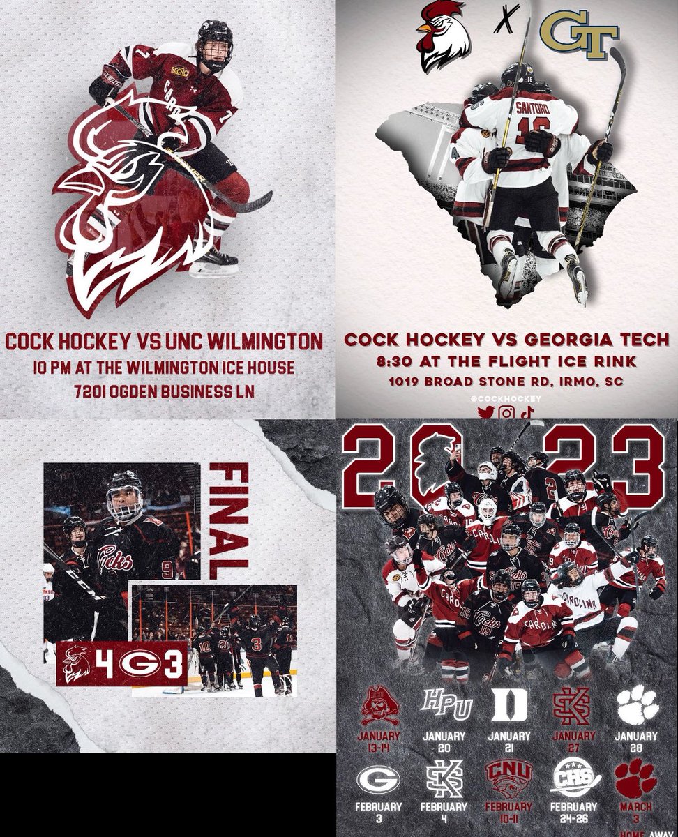 Piggybacking off Ben’s tweet but there are so many people who worked tirelessly behind the scenes to get this program to where we are today, and for them I’m so grateful. Forever thankful for my time with <a href="/CockHockey/">Gamecock Hockey</a> and cannot wait to see what the future holds for this team.