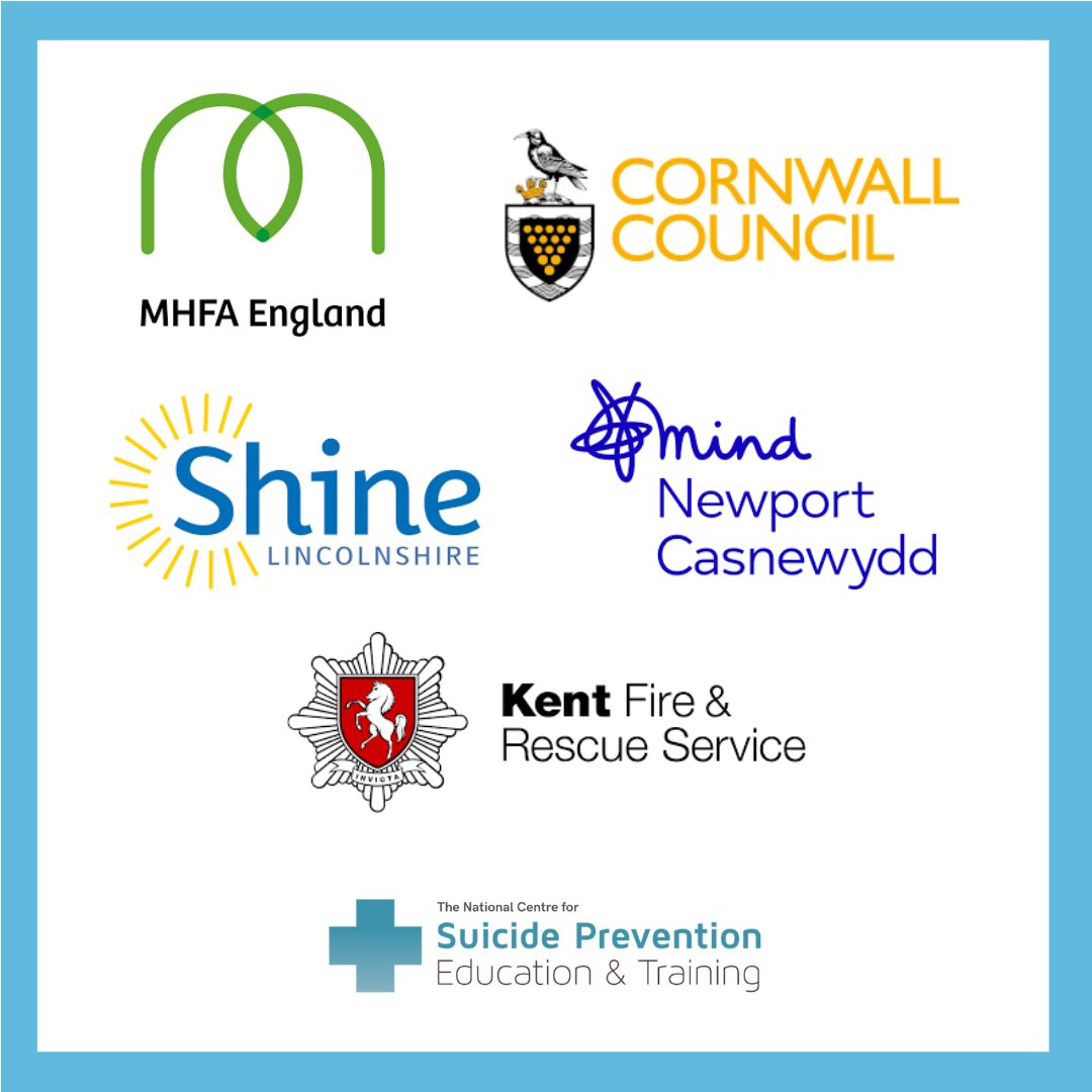 📣 Each week, many #SuicideFirstAid courses run throughout the UK and beyond! This week, we have a range of courses being delivered, including some by MHFAE, Shine Lincolnshire, Cornwall Council and Kent Fire and Rescue! #suicideprevention #suicideawareness #mentalhealth