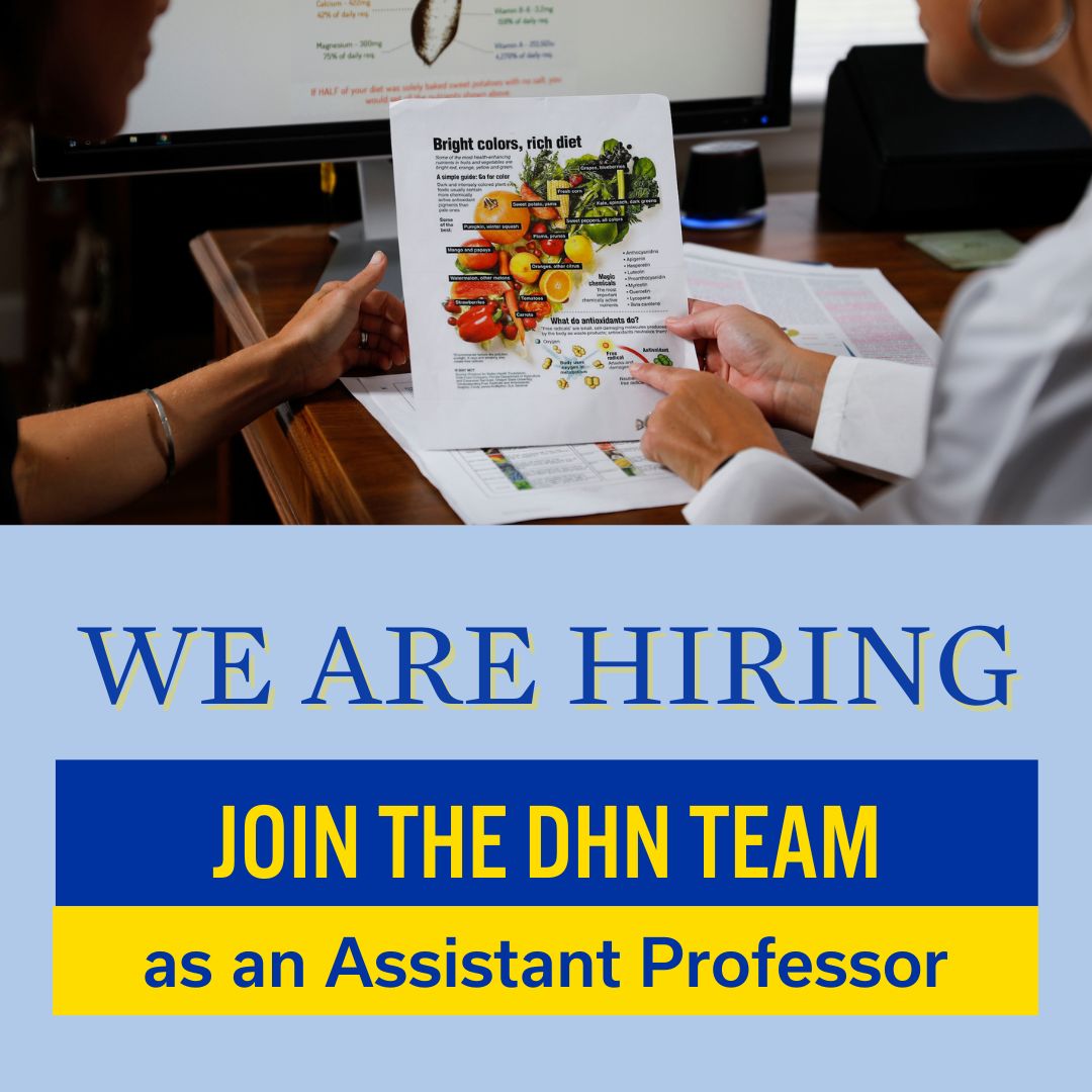 DHN is excited to announce recruitment for a new Assistant Professor in the Department of Dietetics and Human Nutrition working with the Food as Health Alliance. To learn more and apply, please visit ukjobs.uky.edu/postings/515434 or reach out to dhn@uky.edu
#ukyfaha #ukydhn #ukyjobs