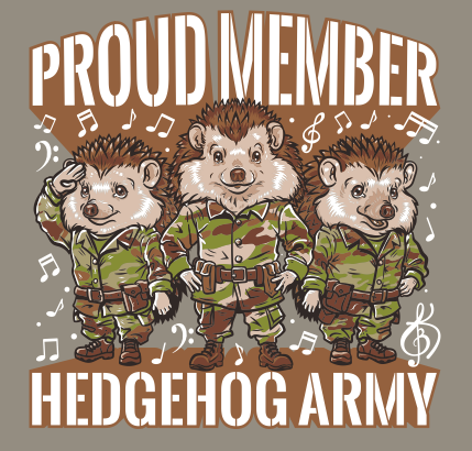 TheOperaGeek's tweet image. ATTENTION ALL HEDGEHOGS!

I'm happy  to announce that I've partnered with @Bonfire to create an exclusive #HedgehogArmy apparel design to raise money for @mssociety!

Through March 30, you can order yours from this link:
tinyurl.com/HedgehogArmyMa…

#MSSucks
