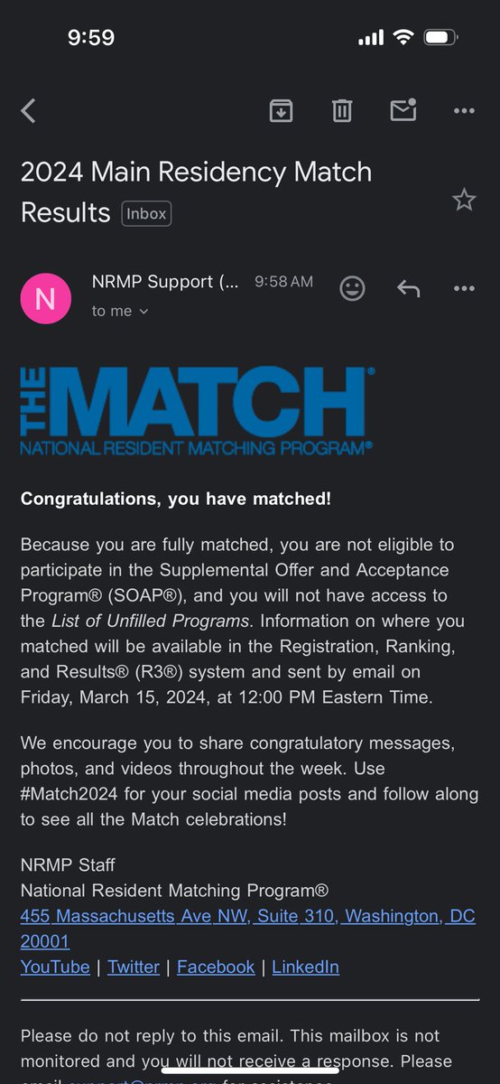 Nothing but incredibly grateful with the wonderful village that has helped to raise this child. I’m going to be an Interventional Radiologist! Infinitas gracias a quienes me han acompañado en este camino. Voy a ser Radiólogo Intervencionista! #Match2024 @TheNRMP @womenirads