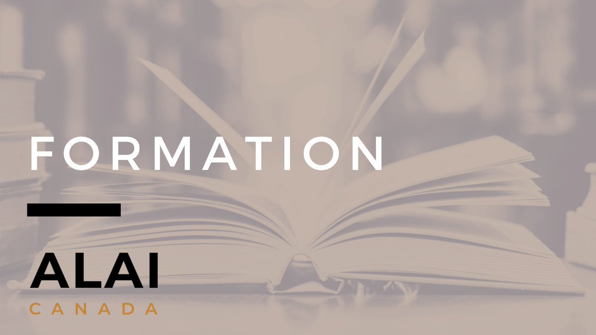 FORMATION: La traduction et le droit d'auteur 🗓️ Vendredi 15 mars de midi à 13h00 Formation en ligne sur Zoom Inscription: alai.ca/fr/activites-l… #droitdauteur #formation #alaicanada