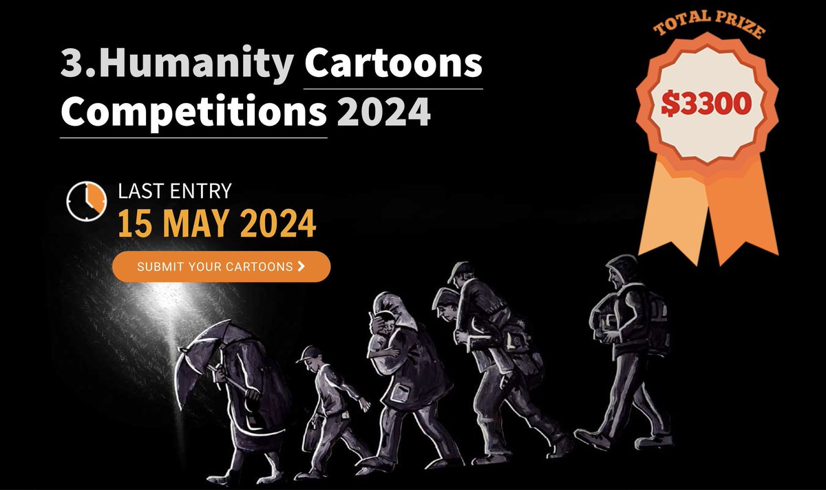 We’ve been asked to share this competition with our followers. We’re happy to so, as it seeks to raise awareness about immigrants. More info here: humanitycartoons.com Do note that hey are asking for exclusive, unpublished work, a condition that might not appeal to everyone.